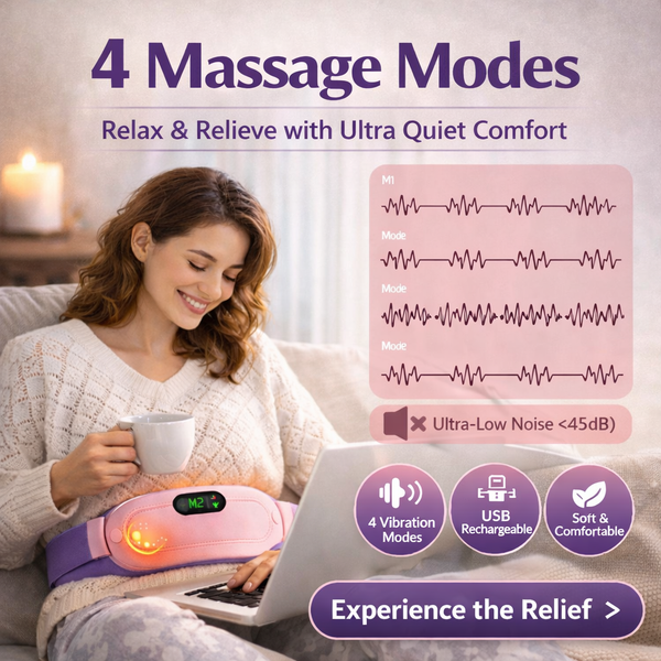 Sukhaora™ ComfortPulse Belt  Heat + Massage Therapy